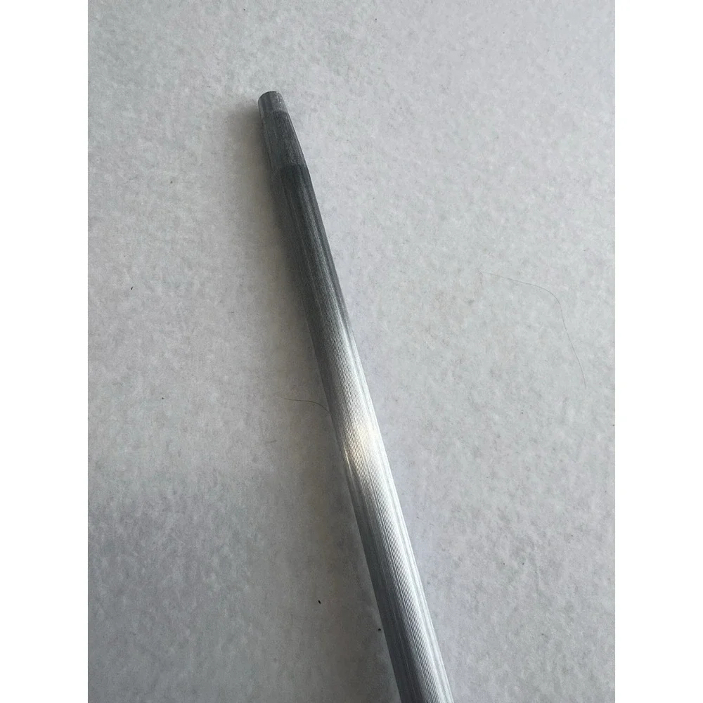 Hexclad 9-In‎ Honing Rod Carbon Steel Rod Green Pakkawood Handle